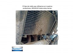 Motoperimetro 4956 Protector de Panel Radiador Rejilla Cubre Radiator MotoMorini X-Cape 700